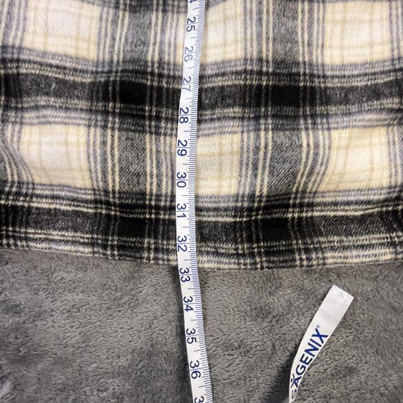 Banana Republic Shirt Jacket Womens Small Wool Blend Plaid Shacket Button Front - Picture 8 of 10